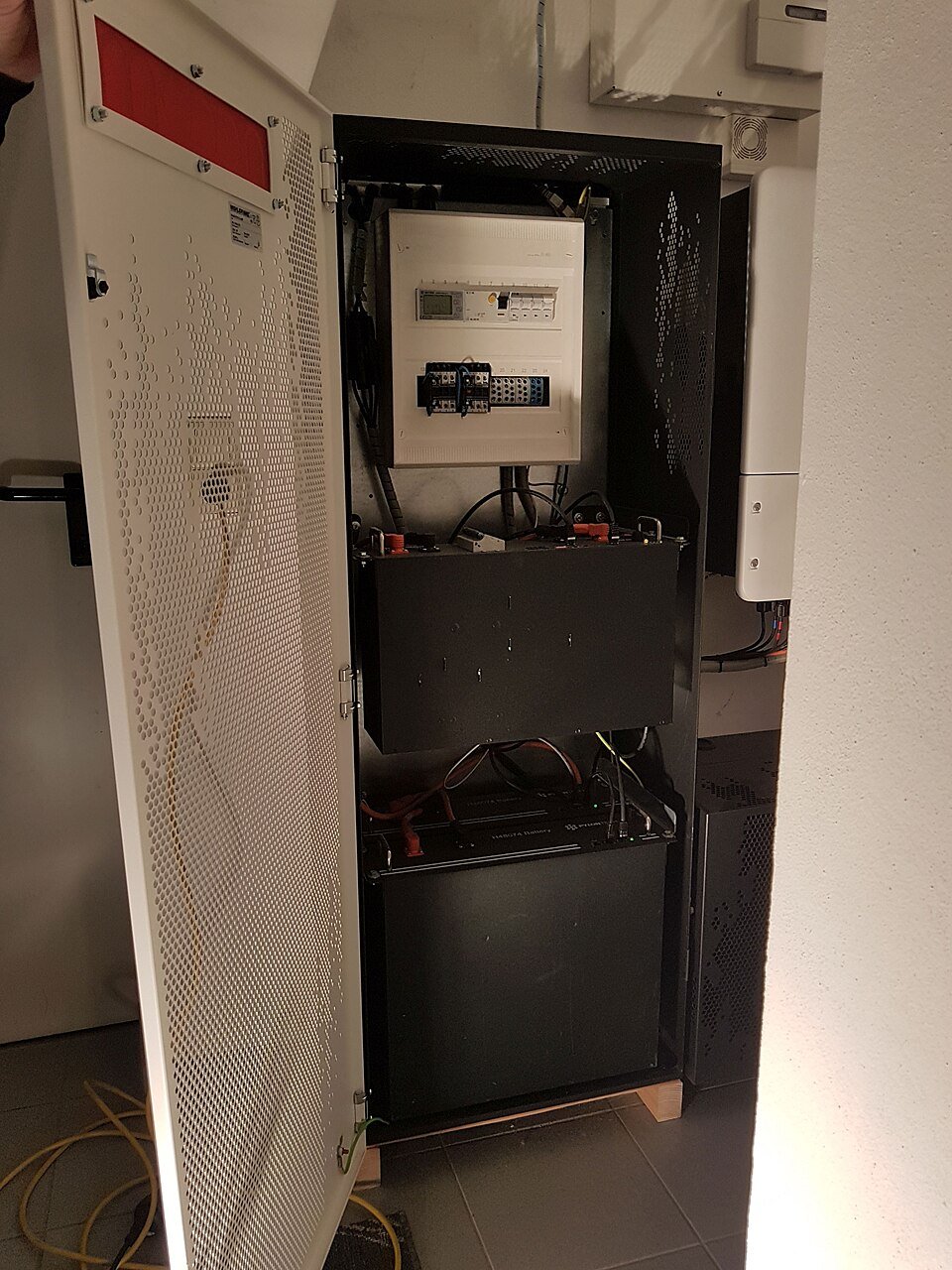 Residential battery storage installation