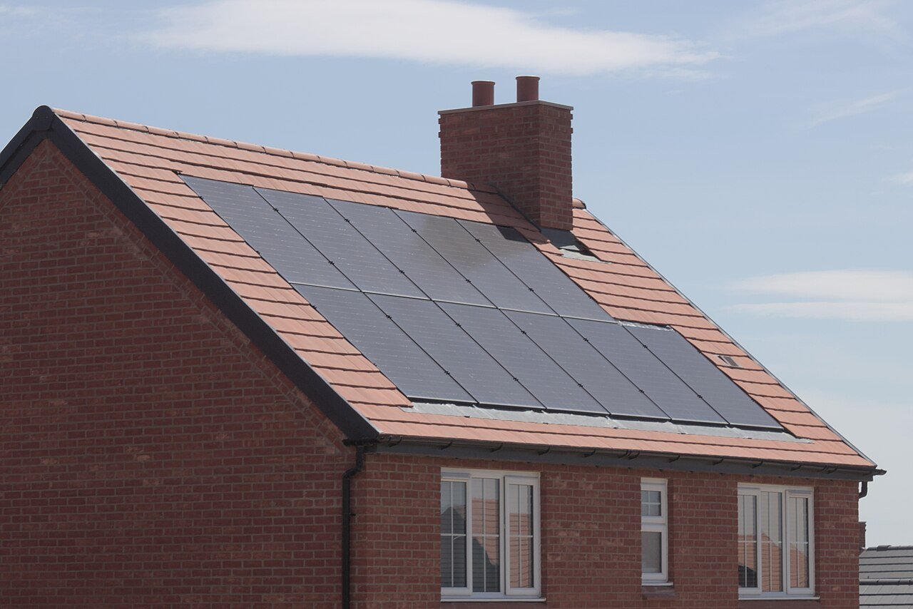 Residential rooftop solar panels