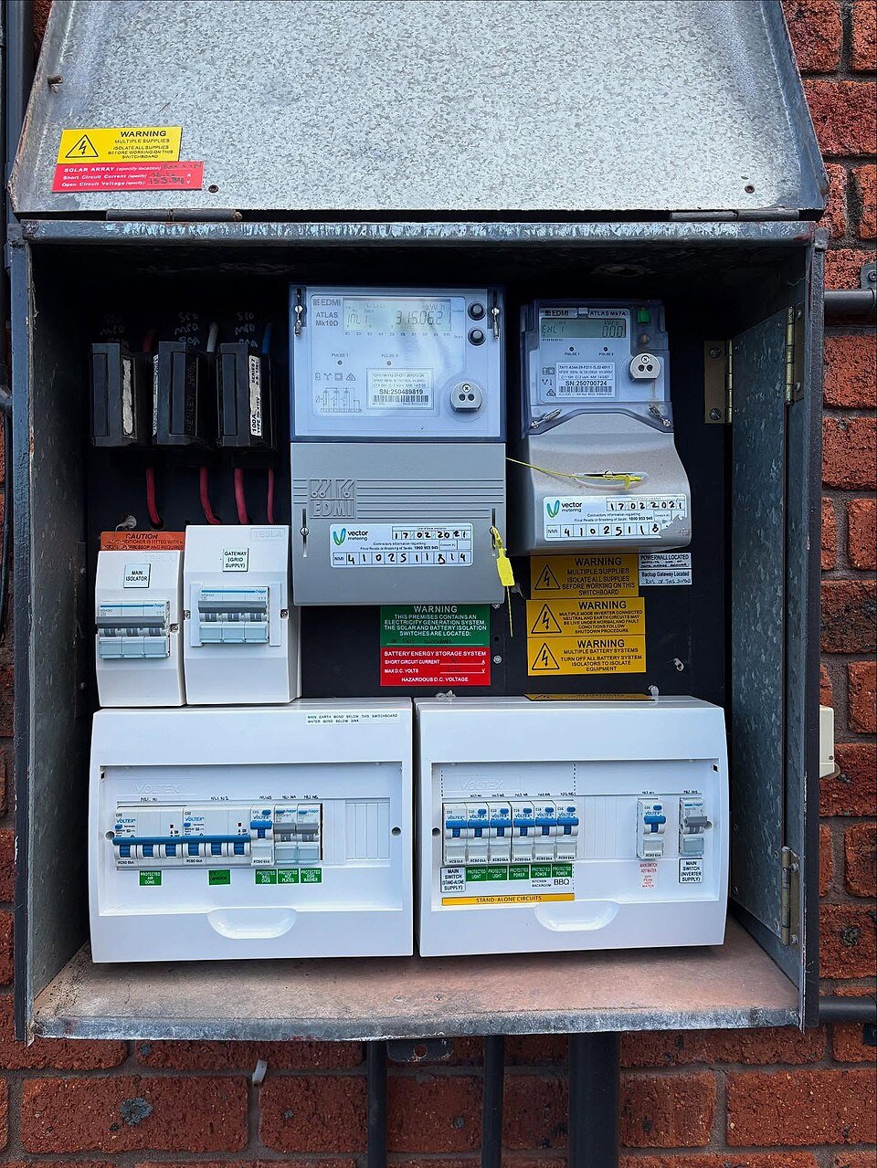 Solar switchboard and system controls